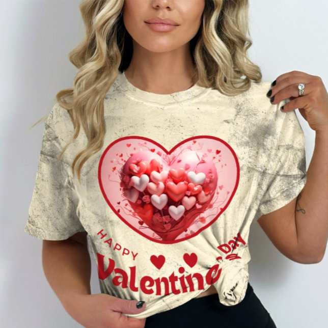 Happy Velentine's Day - Romantischer Splendor T-Shirt (Von Creator hochgeladen)