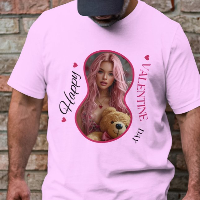 Happy Velentine's Day - Wärme entwickeln T-Shirt (Von Creator hochgeladen)
