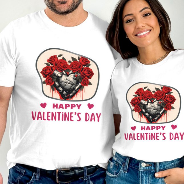 Happy Velentine's Day - Wärme T-Shirt (Von Creator hochgeladen)