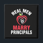 Happy Verheiratet Wedding Bride Groom Real Men Mar Magnet<br><div class="desc">Happy Verheiratet Wedding Bride Groom Real Men heiraten Principals</div>