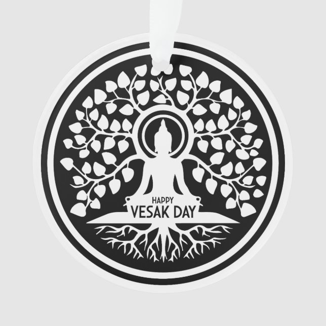 Happy Vesak Day Ornament (Vorderseite)