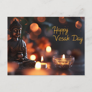 Happy Vesak Day Postcard Feiertagspostkarte