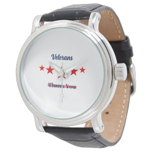 Happy Veterans Day Armbanduhr