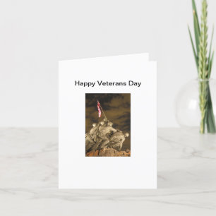 Happy Veterans Day Card Karte