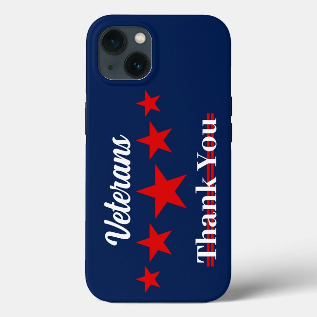 Happy Veterans Day Case-Mate iPhone Hülle (Rückseite)
