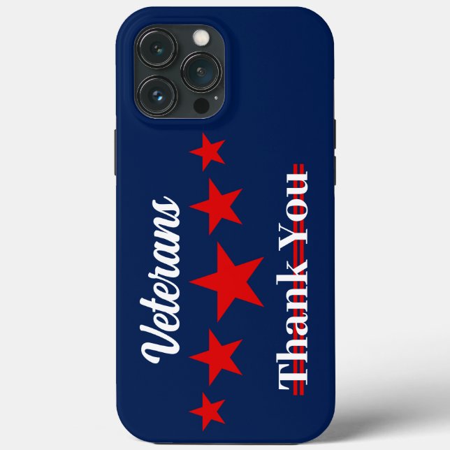 Happy Veterans Day Case-Mate iPhone Hülle (Rückseite)