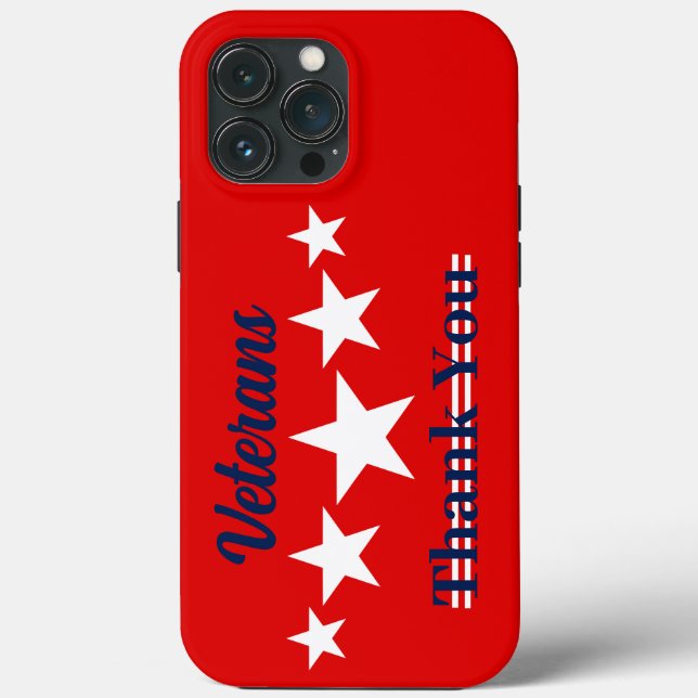 Happy Veterans Day Case-Mate iPhone Hülle (Rückseite)