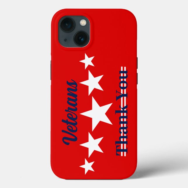 Happy Veterans Day Case-Mate iPhone Hülle (Rückseite)