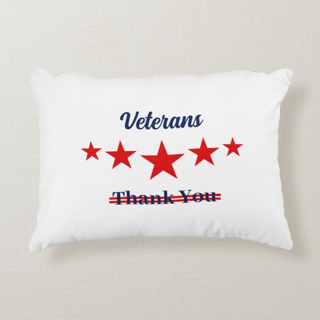 Happy Veterans Day Dekokissen (Vorderseite)