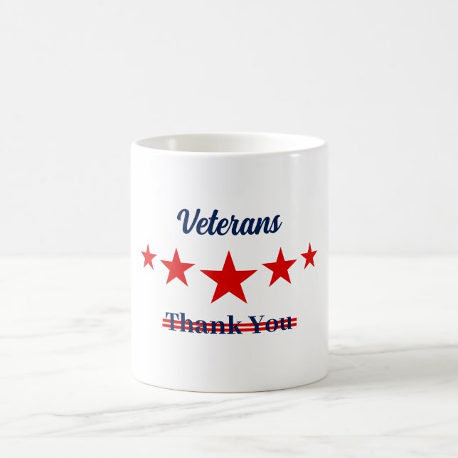 Happy Veterans Day Kaffeetasse (Mittel)