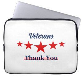 Happy Veterans Day Laptopschutzhülle