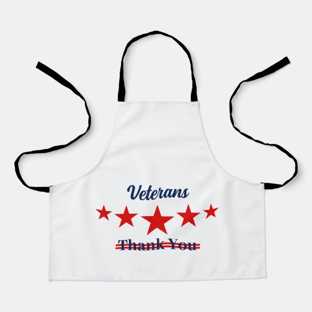 Happy Veterans Day Schürze (Vorderseite)