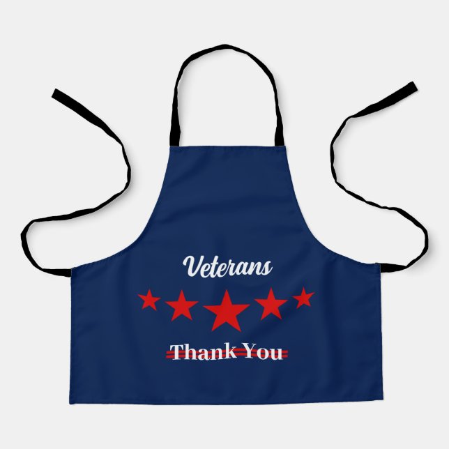 Happy Veterans Day Schürze (Vorderseite)