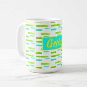 Happy Vibes George Add Your Name Coffee Tasse Cup