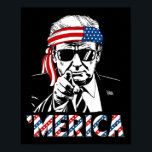 Happy Vintage Trump 4th Of July Patriotic merica A Poster<br><div class="desc">Happy Vintage Trump 4th Of July Patriotic merica American 2</div>