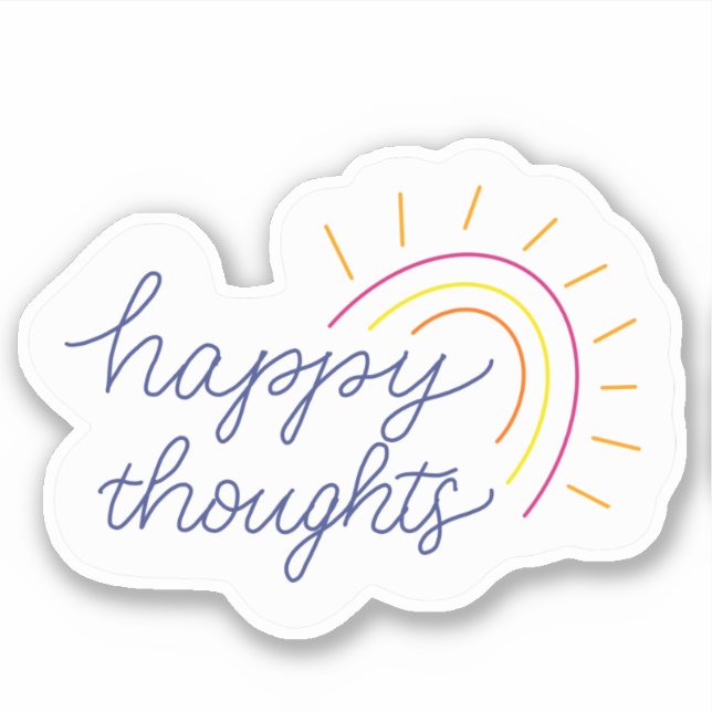 Happy Vinyl Aufkleber (Vorderseite)