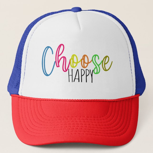 Happy wählen truckerkappe (Vorderseite)