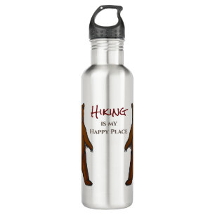 Happy Wandern Outdoor Wildlife Grizzly Bär Edelstahlflasche