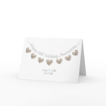 Happy Wedding 13. Jubiläum Spitzen-Herzenslammer