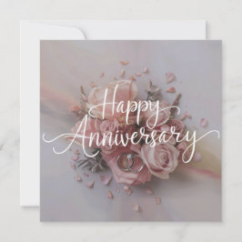 Happy Wedding Anniversary Karten Elegant