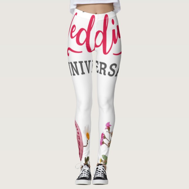 Happy Wedding anniversary  Leggings (Vorderseite)
