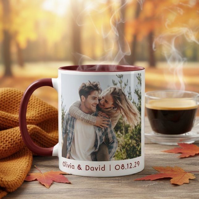 Happy Wedding Couple Photo Tasse (Von Creator hochgeladen)