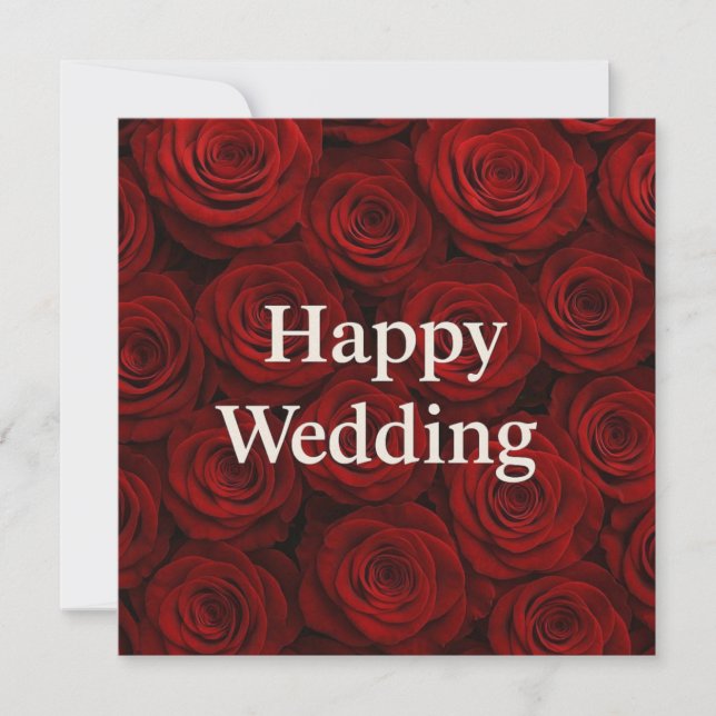Happy Wedding Greeting Cards  Feiertagskarte (Vorderseite)
