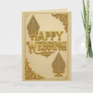 Happy Wedding Greeting Cards  Karte