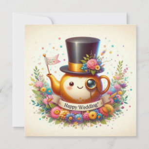 Happy Wedding Grußkarten Feiertagskarte