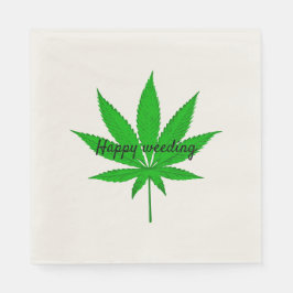 Happy Weeding Wedding Pub Serviette