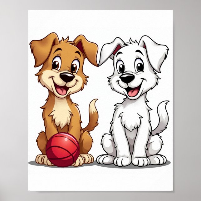 Happy Welpe Poster (Vorne)