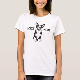 Happy Welsh Corgi Pembroke - CORGI-Mama T-Shirt