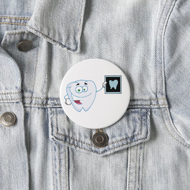 Happy White Tooth Button (Von Creator hochgeladen)