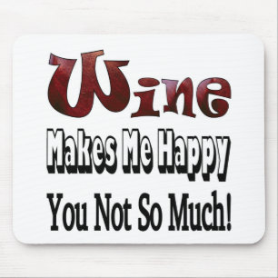 Happy Wine Mousepad