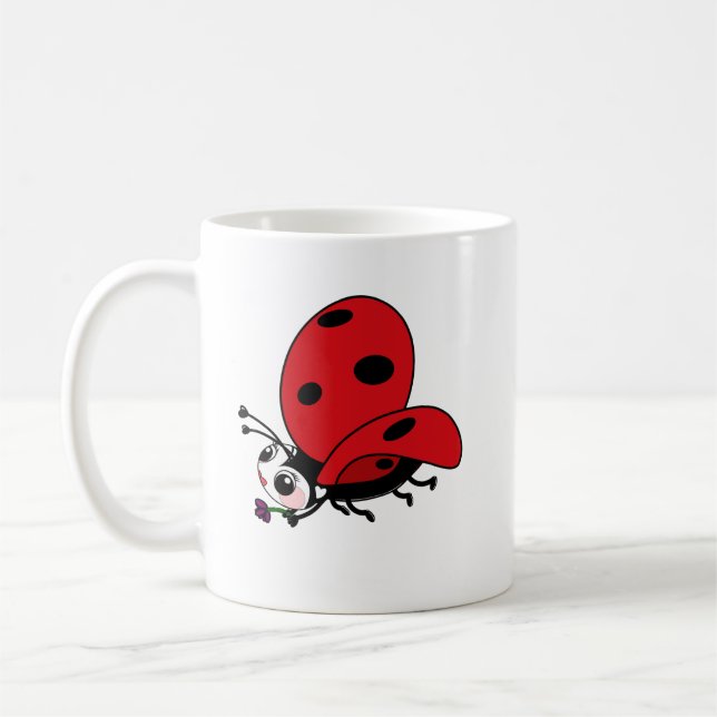 Happy Wings Ladybug Kaffeetasse (Links)