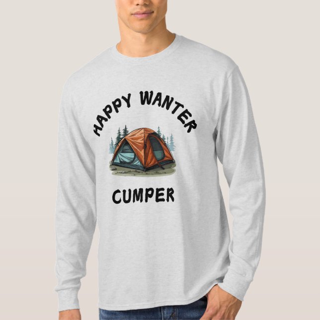 "Happy Winter Camper T-SHIRT (Vorderseite)