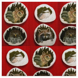 Happy Winter Friends Stoff