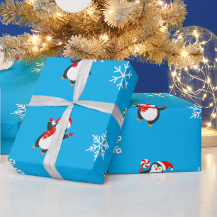 Happy Winter Holiday Wrapping Paper Geschenkpapier