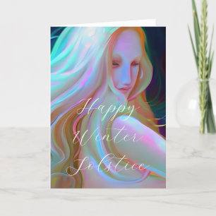 Happy Winter Solstice Karte