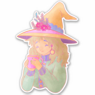 Happy Witch Aufkleber
