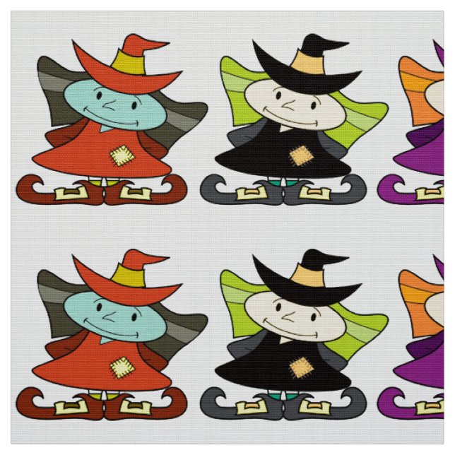Happy Witch Trio Stoff (Muster)