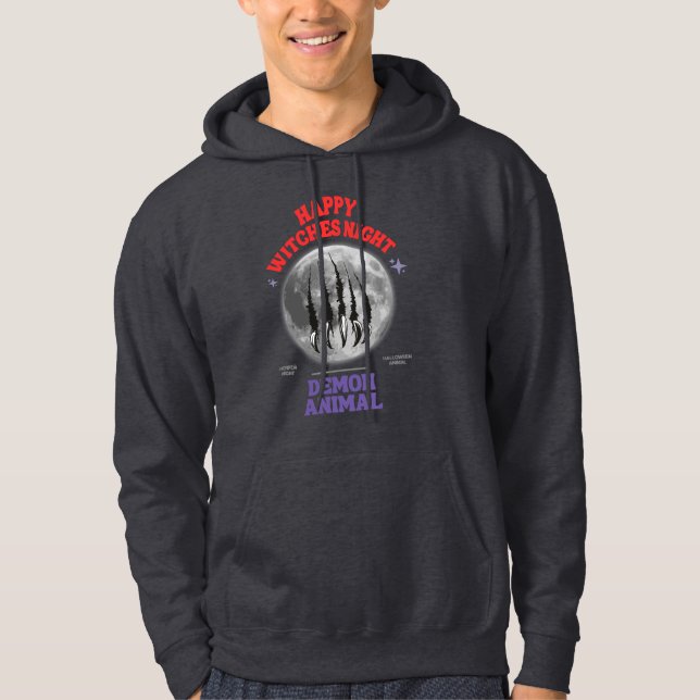 happy witches night demon animal hoodie (Vorderseite)