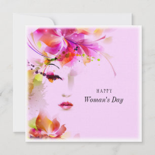 Happy Womans Day Feiertagskarte