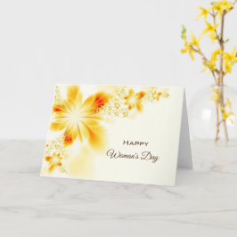 Happy Woman's Day Karte