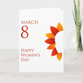Happy women day März 8 Karte