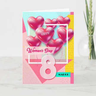 Happy Women’s Day! 8th March International Holiday Einladung