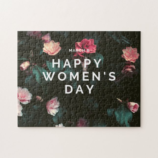 Happy Women's Day Puzzle (Horizontal)