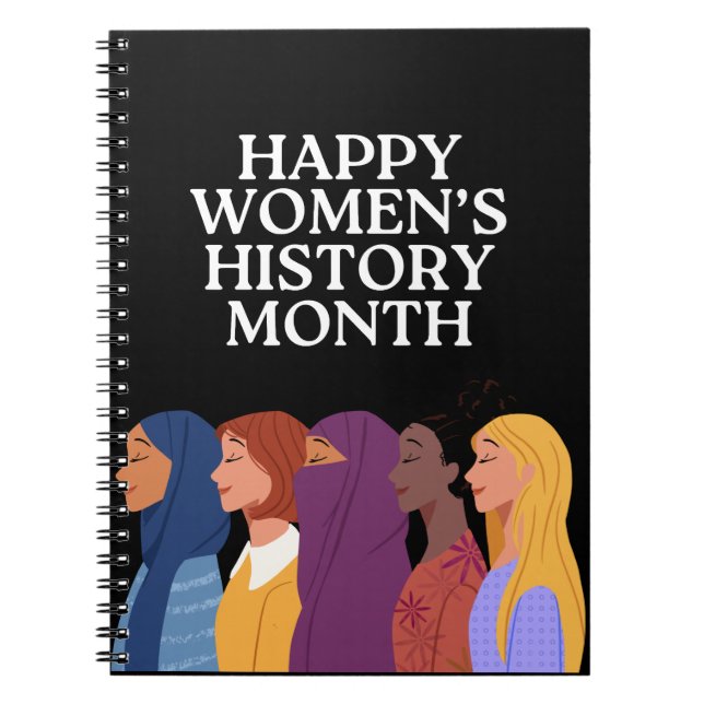 Happy Women's History Month Notizblock (Vorderseite)