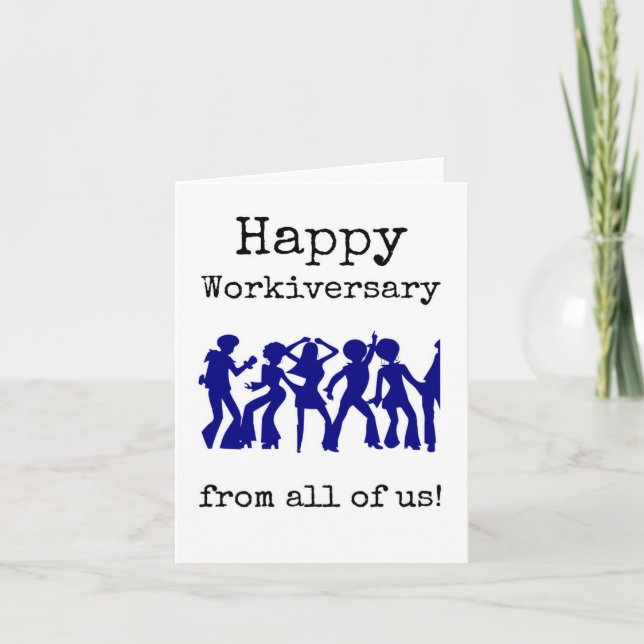 Happy Workiversary from All US Card Karte (Vorderseite)