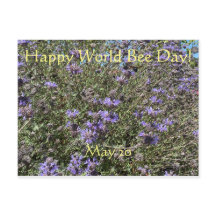 Happy World Bee Day! Postkarte